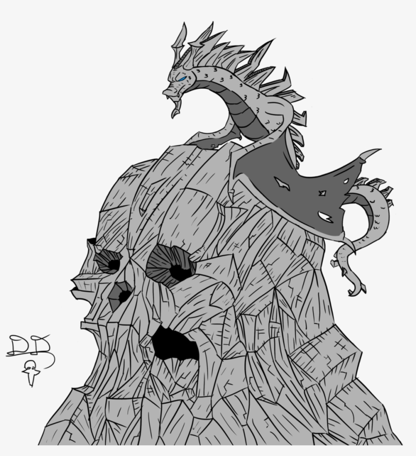 On Skull Rock Tattoo For Father By - Illustration, transparent png