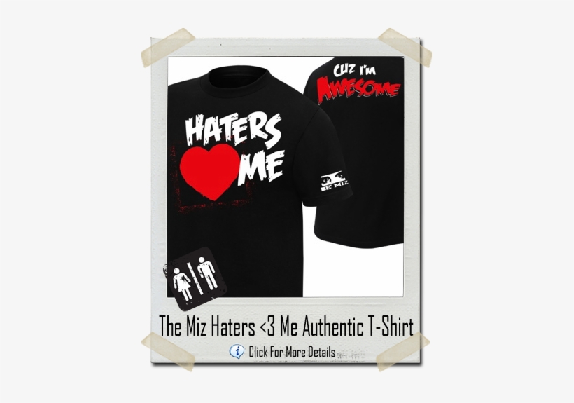 The Miz - Haters Love Me, transparent png