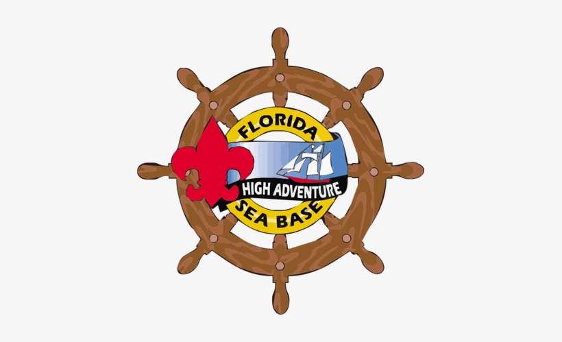 Seaquatics Has Been Training Boy Scouts To Do The High - Ship Wheel Clipart Black And White, transparent png