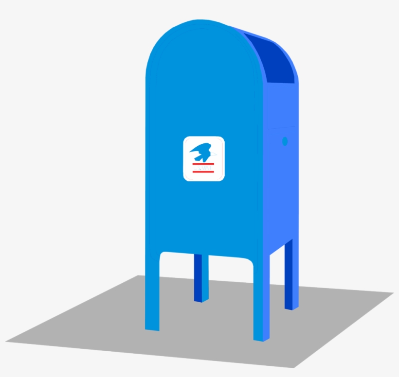 Mailbox Clipart Usps - Post Office No Background, transparent png