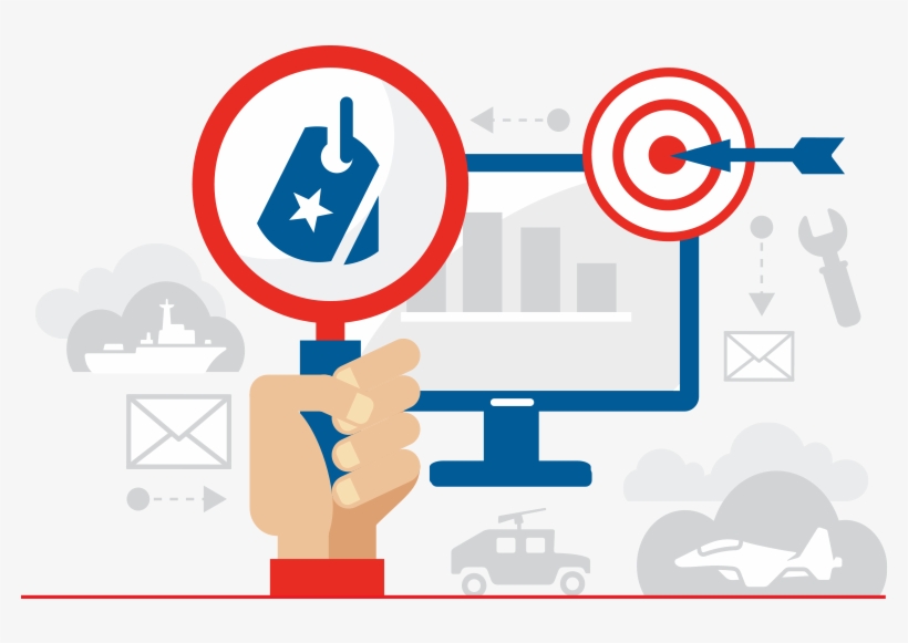 Magnifying Glass, Target And Computer Icon - Magnifying Glass, transparent png