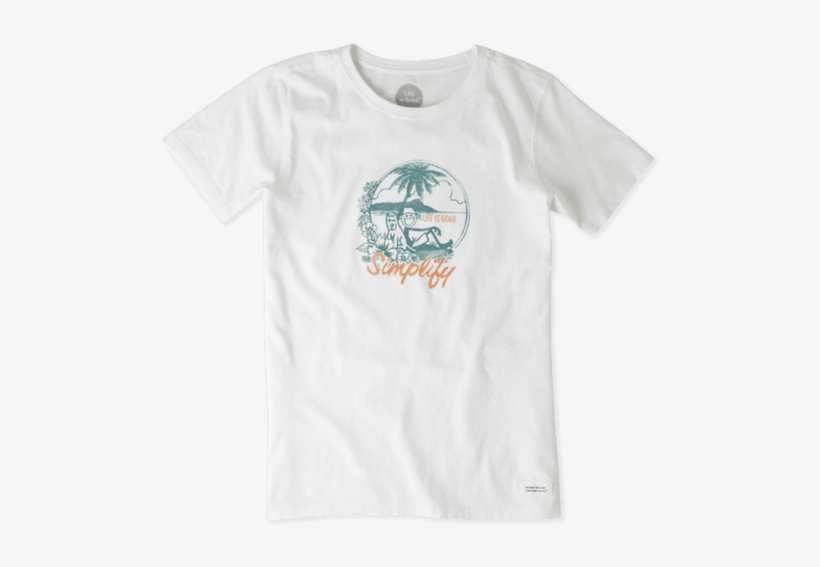 Women's Watercolor Simplify Beach Crusher Tee - モーター T シャツ, transparent png