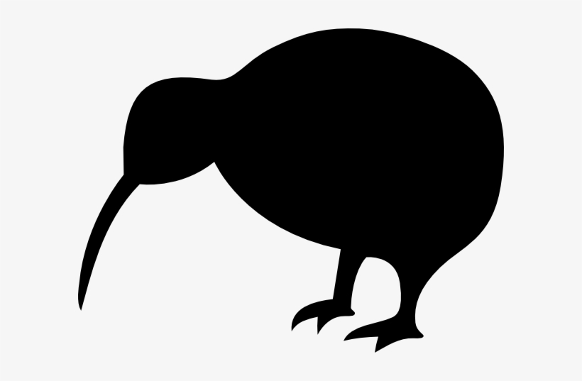 Kiwi Bird Silhouette Svg Clip Arts 600 X 457 Px, transparent png