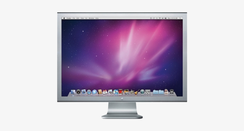 Apple Cinema Display 20 Inch Aluminum, transparent png