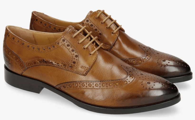 Derby Shoes Jessy 6 Tobacco - Leather, transparent png