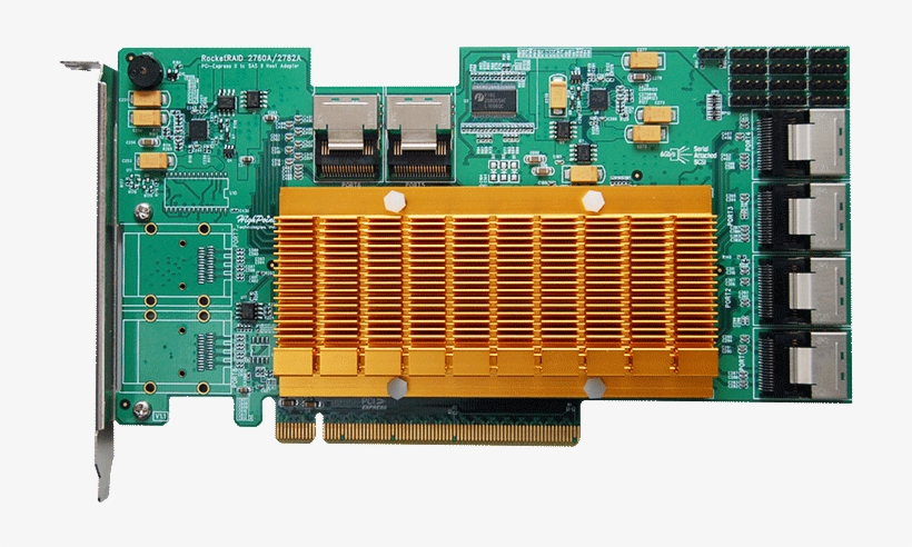 Category-rr2760a - Highpoint Rocketraid 2760a Storage Controller (raid)-, transparent png
