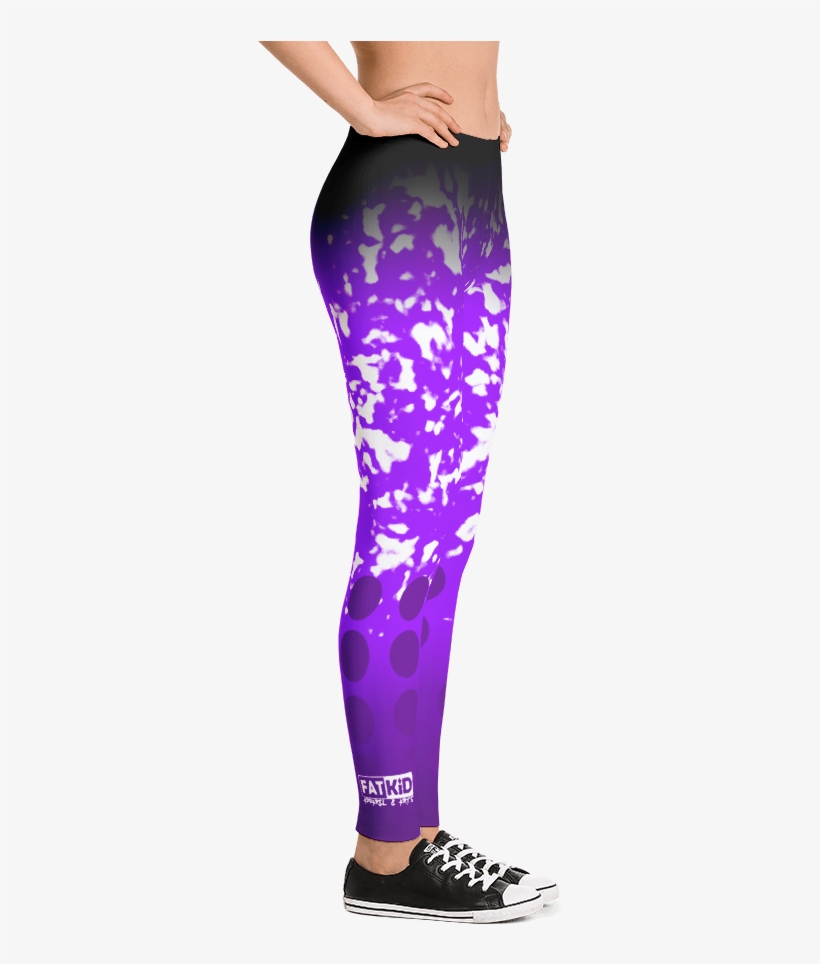 Purple White Halftone Leggings Fkaa Size Medium Mockup, transparent png