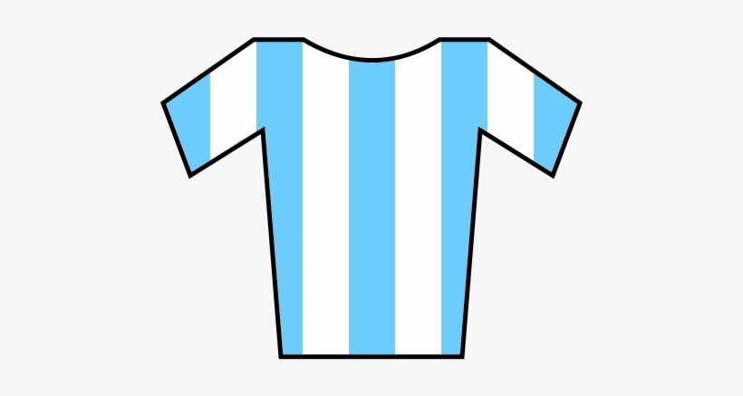 Soccer Jersey Sky Blue-white - Soccer Jersey Png, transparent png