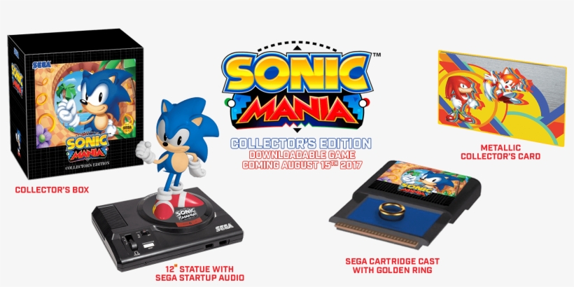 Más Cambios Para Sonic Mania - Sonic Mania Collector Edition, transparent png