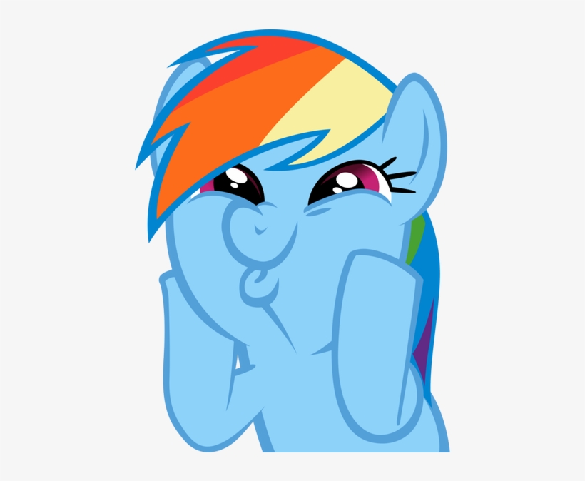 0 Replies 1 Retweet 4 Likes - Rainbow Dash Awesome Face, transparent png