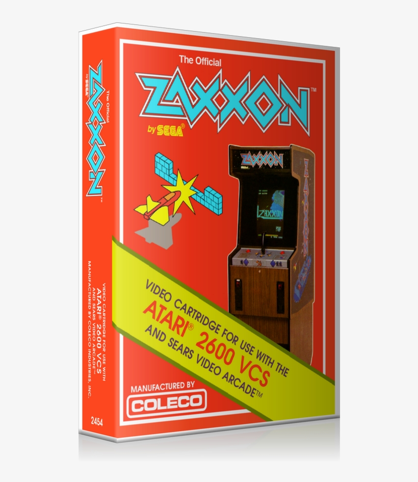Zaxxon Atari 2600 Game Cover To Fit A Ugc Style Replacement - Zaxxon, transparent png