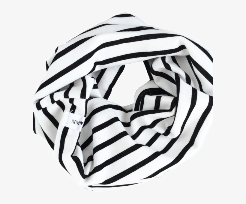 Baby Scarf White Stripes Bonjour Baby Baskets - Scarf, transparent png