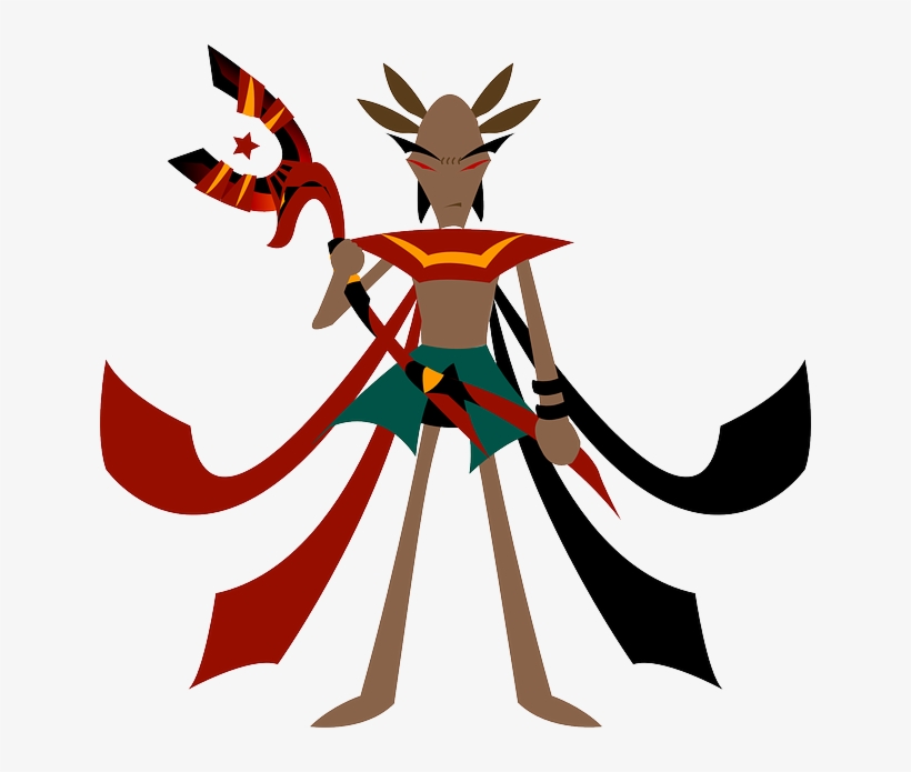 Priest, Medicine Man, Tribe, Egypt, Magic, Temple - Vector Mage, transparent png