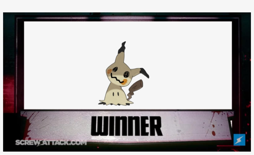 Mimikyu Win - Mario Winner Death Battle, transparent png