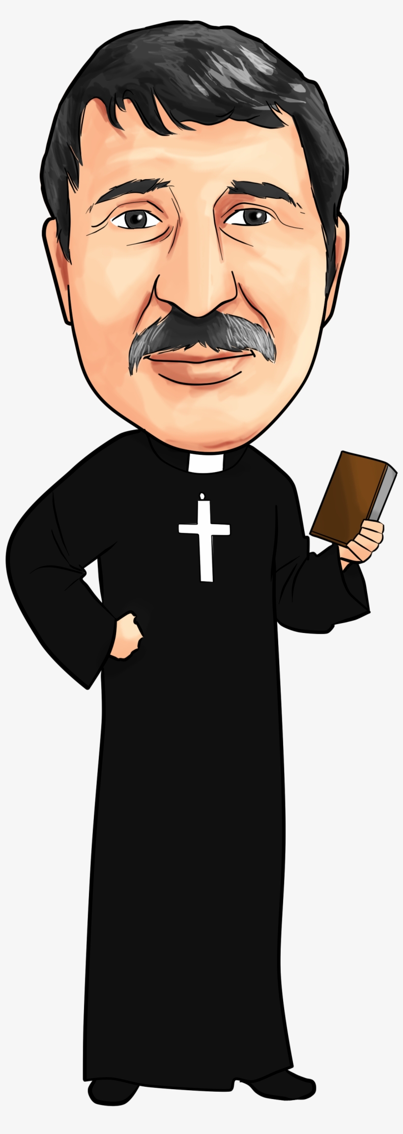 Priest - Priest Caricature, transparent png