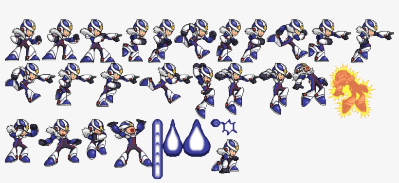 "sprites Inc - Mobile/xover/over-1/" - Rockman X Over Over1, transparent png