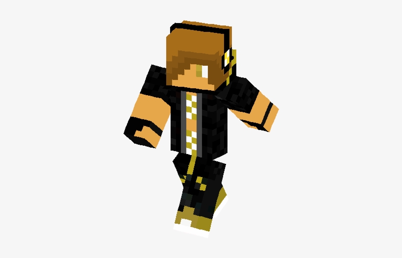Gold Teen Burrnette Skin - Minecraft, transparent png