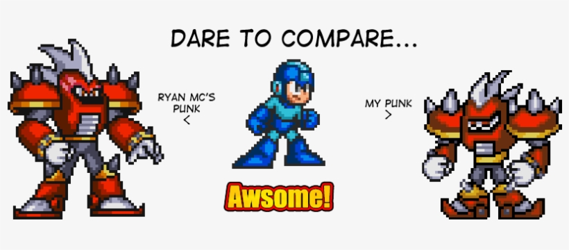 October 8th, 2011, - Megaman Punk Man, transparent png
