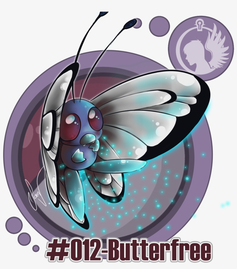012-butterfree - Pokémon, transparent png