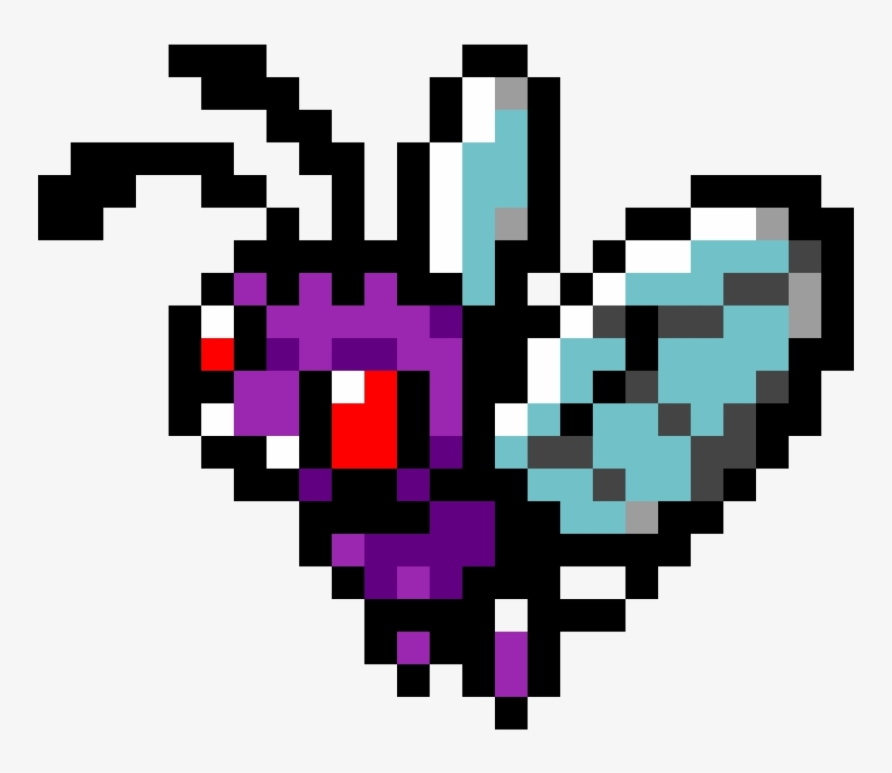 Butterfree - Pokemon Pixel Art Metapod, transparent png