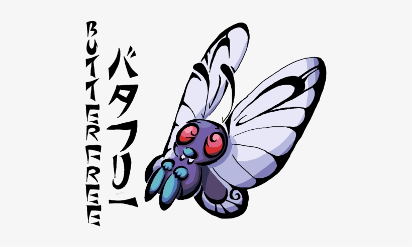 Butterfree Lepidoptera Psychus Classification - Cartoon, transparent png
