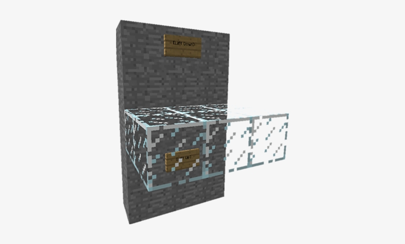 Elevator - Minecraft Lift Signs, transparent png