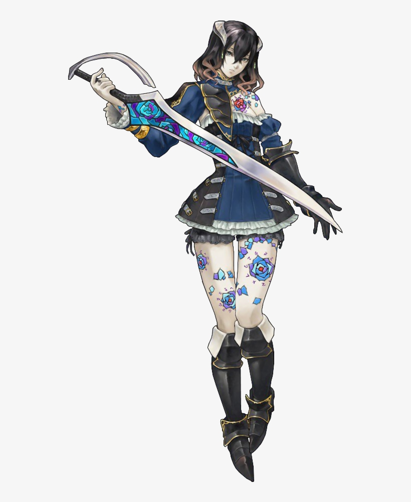 No, Those Aren't Tattoos - Miriam Bloodstained Ritual Of The Night, transparent png