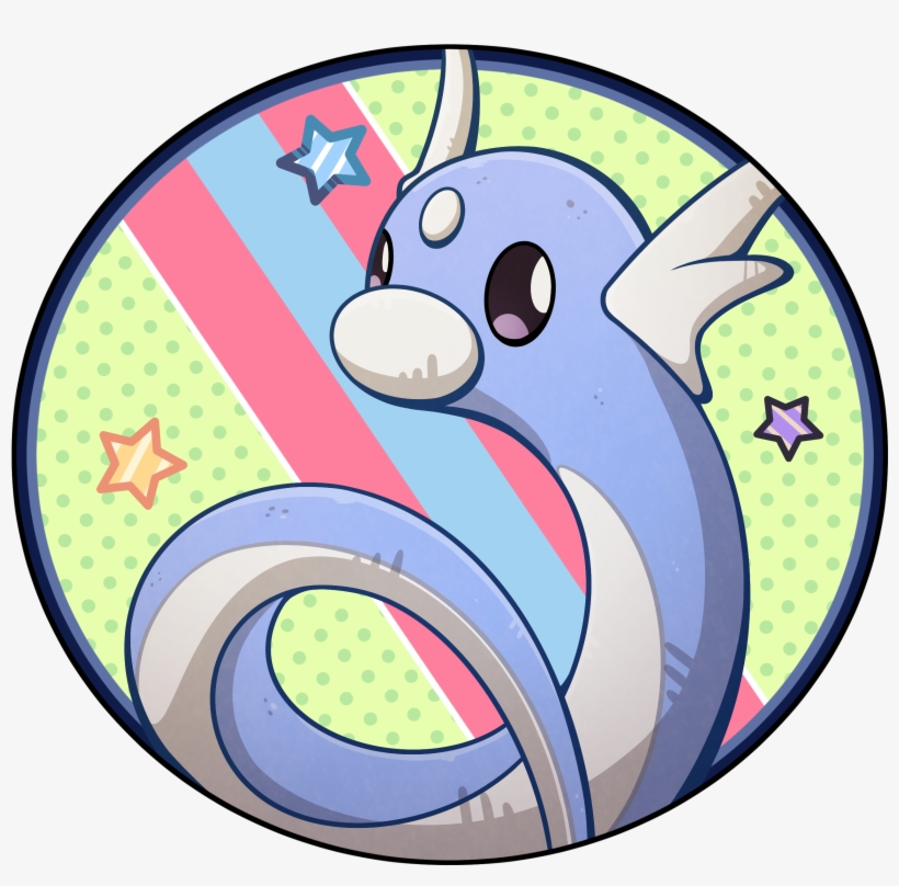 Pokemon Icon Dratini - Circle, transparent png