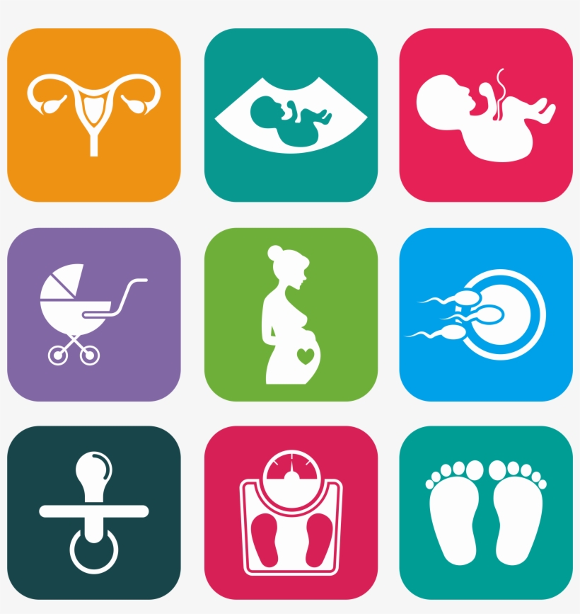 Infant Nursing Icon Baby Care Pregnant Women - Pregnant Woman Png Icon, transparent png