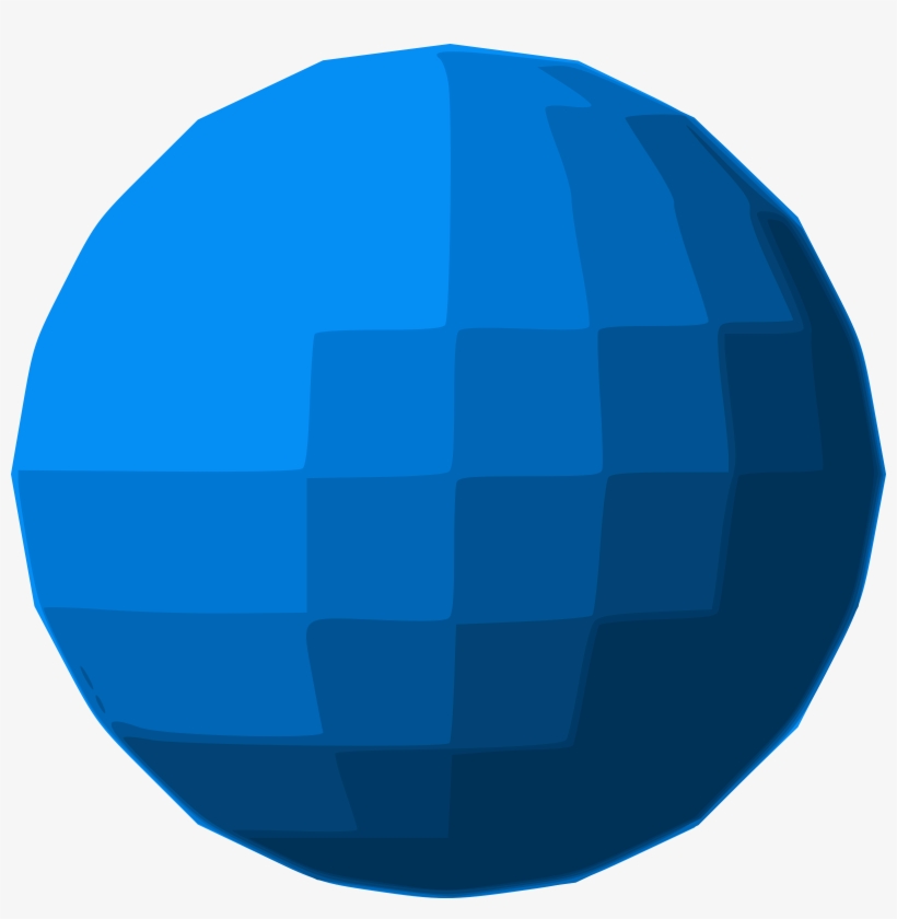 This Free Icons Png Design Of Blue Sphere Disco Ball, transparent png