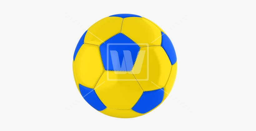 Yellow Sphere Png Download - Soccer Ball Color Blue And Yellow, transparent png