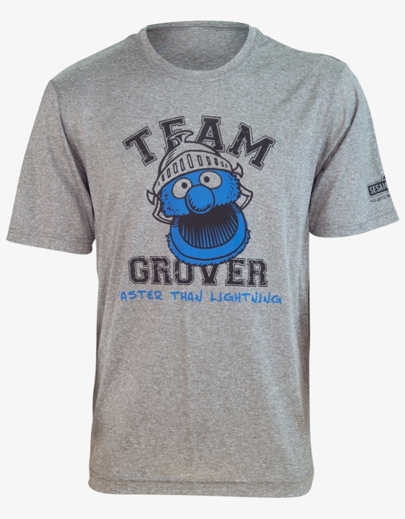 Grover Run Front - Brainstorm Gear Unisex Sesame Street Team Grover Faster, transparent png