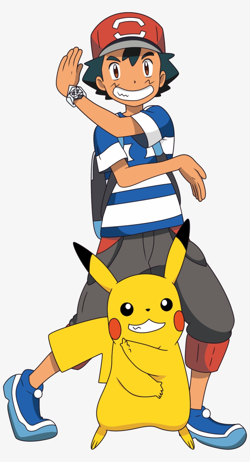 Pokemon Sun And Moon - Ash Pokemon Sun And Moon, transparent png