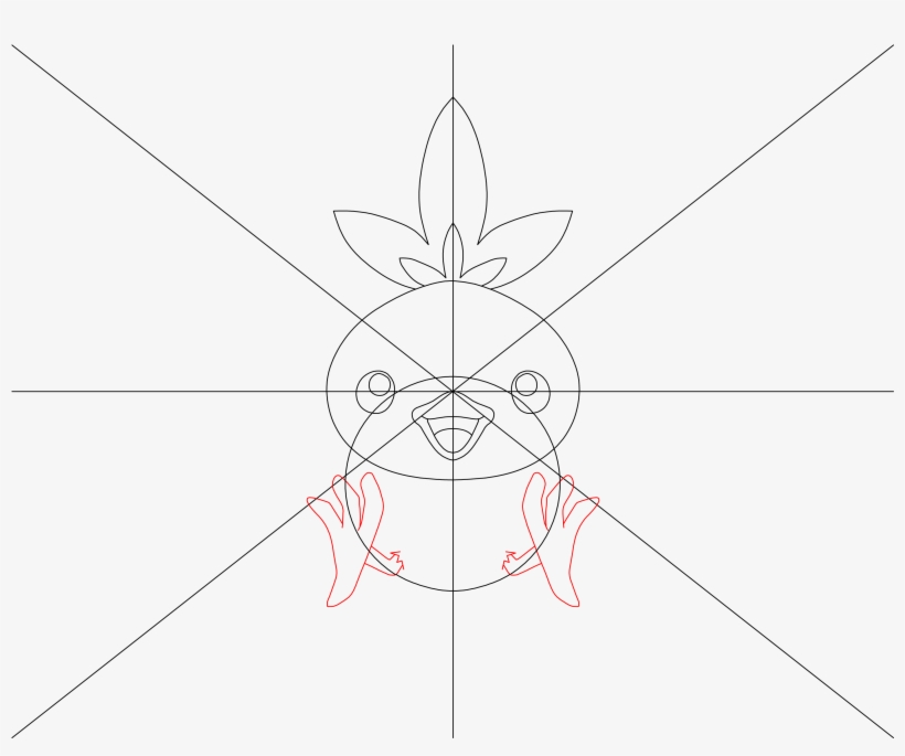 How To Draw Torchic Step - Drawing, transparent png