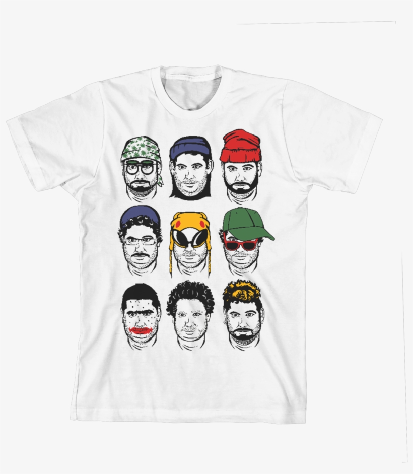 H3h3 Characters T-shirt - Faces Of H3h3 Hoodies & Sweatshirts, transparent png