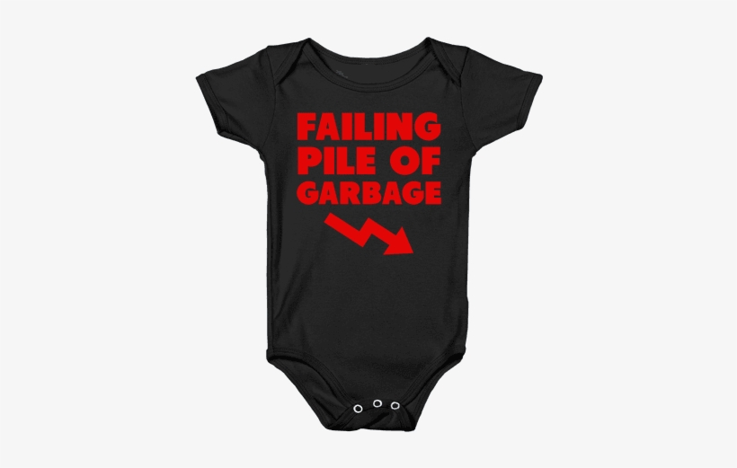 Failing Pile Of Garbage Baby Onesy - Kylo Ren Onesie Baby, transparent png