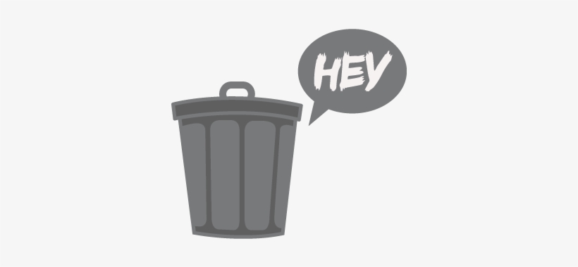 Trash Talk Grey - Trash-talk, transparent png