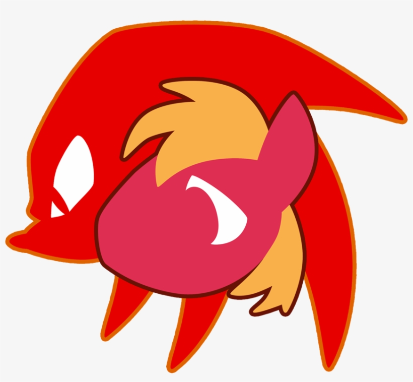 Fuzon-s, Big Macintosh, Crossover, Duo, Earth Pony, - Knuckles The Echidna Logo, transparent png