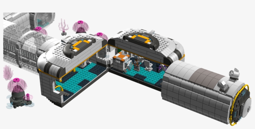 Based On The Popular Underwater Survival Game Subnautica, - Subnautica Lego, transparent png