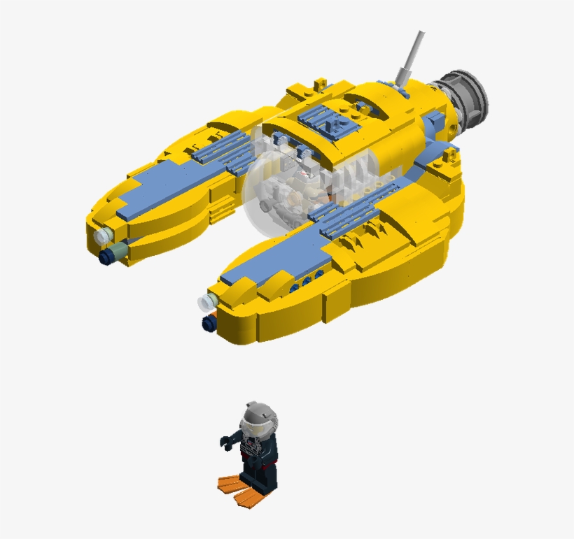 Subnautica Seamoth Moc - Inflatable Boat, transparent png