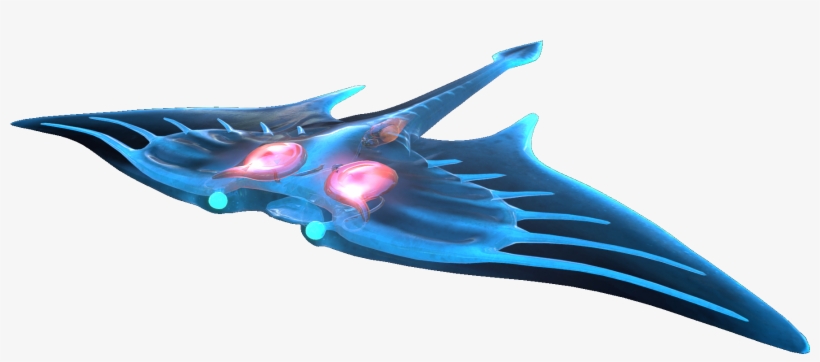 Ghost Ray Fauna - Subnautica Manta Ray, transparent png
