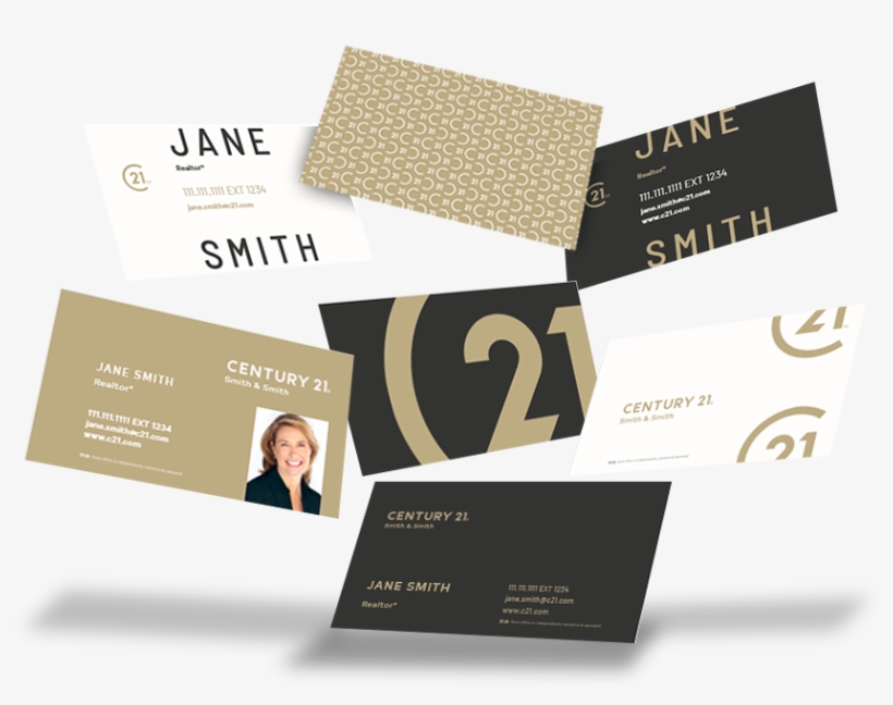 Century 21 Business Cards - Century 21 New Logo Business Cards, transparent png