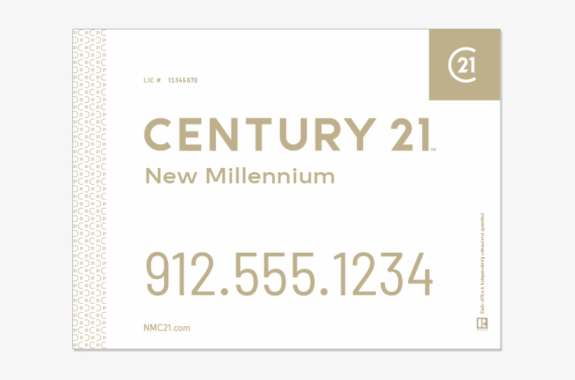 18x24 - Century 21 For Sale Sign, transparent png