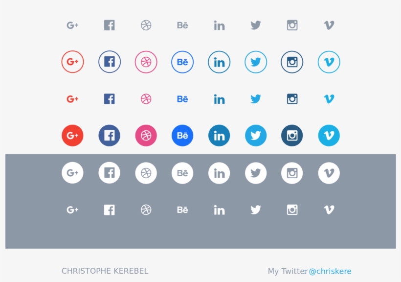 I Am Using This Image I Want Second Raw Circle Social - Social Media Icon Set 2018, transparent png