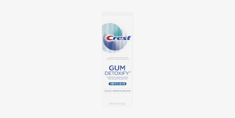 Toothpaste - Crest Gum Detoxify Canada, transparent png