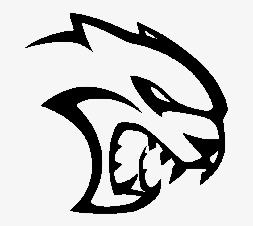 Black - Hellcat Logo Png, transparent png