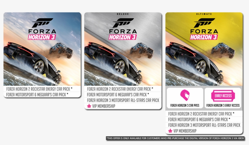[ Img] - Forza Horizon 3 Deluxe Edition - Xbox One, transparent png