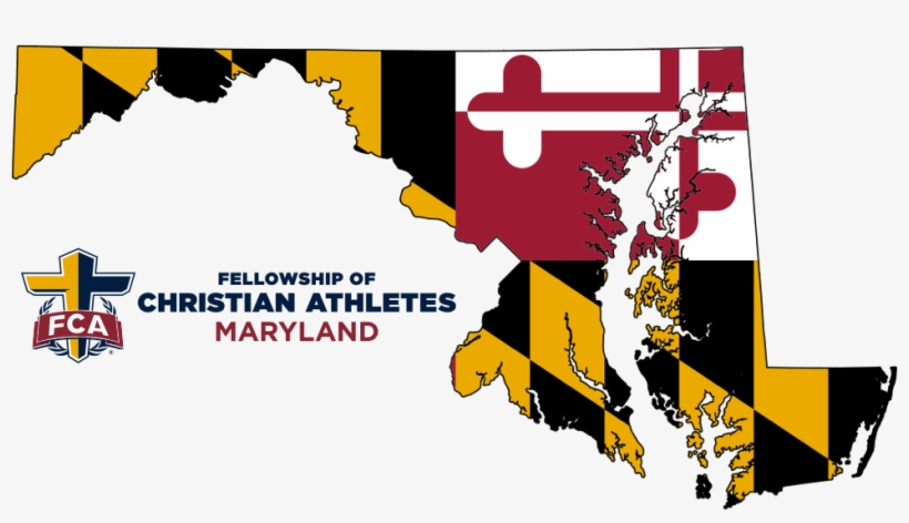 Maryland State With Flag, transparent png