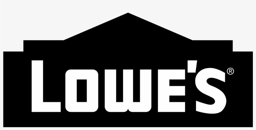 Lowe's Logo Black - Lowe's Gift Card, transparent png