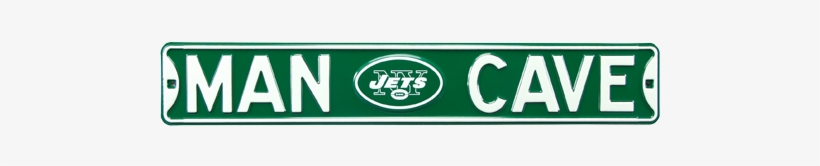 New York Jets “man Cave” Authentic Street Sign - Man Cave New York Jets Steel Sign Wall Sign 36 X 6in, transparent png